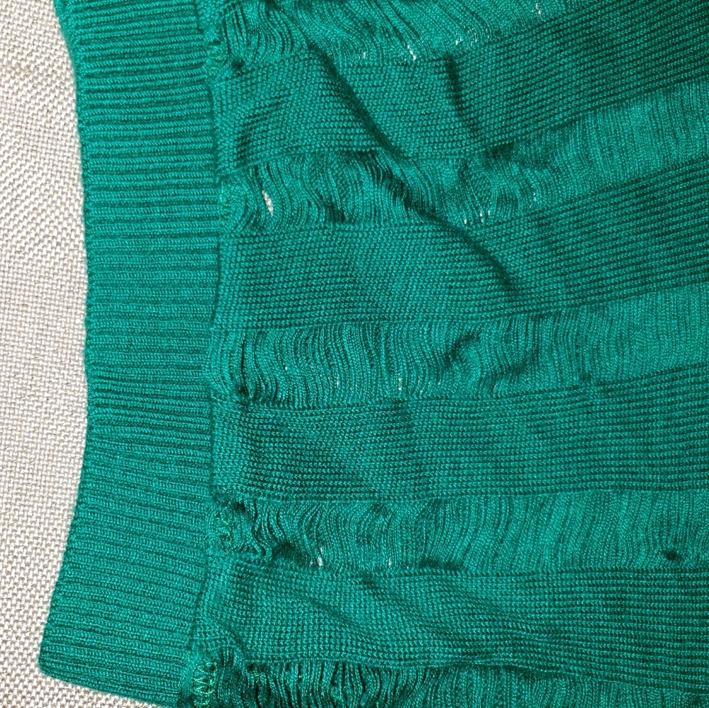 💚 Forever 21 Green Sweater Top - Picture 6 of 9